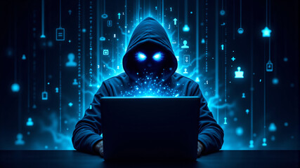 Obraz premium Exploring the World of Cybersecurity and Hackers