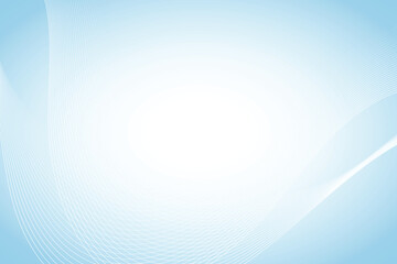 Obraz premium abstract blue background with wavy shape