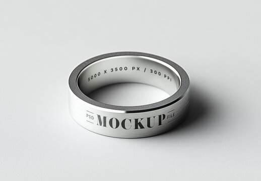 Jewelry Ring Mockup, Suitable for Luxury Company Custom Brandings