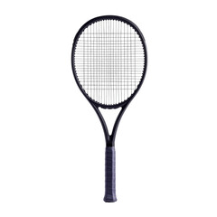 Tennis Racket: A meticulously captured view of a tennis racket, showcasing its intricate design and sporting essence.