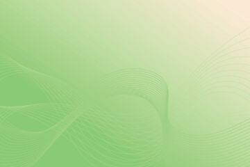 abstract green wavy background