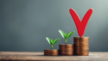 Financial analysis and visual strategies for investment growth optimistic perspectives on business prosperity