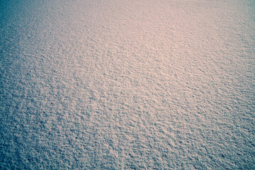 Unusual background of fresh snow
