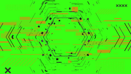 Cyberpunk Futuristic Tech Background. Modern Poster