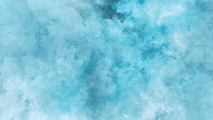 Abstract Blue Watercolor Texture Background
