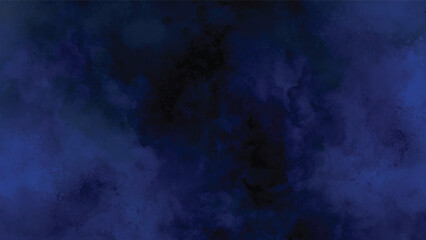 Dark Blue Abstract Smoke and Fog Texture Background