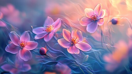 Beautiful Flowers Displayed With Soft Lighting And Artistic Aesthetic Appeal