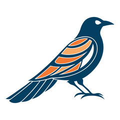 The Geometric Bird: A Unique Logo Design