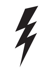 Bolt silhouette vector icon sign symbol illustration design.