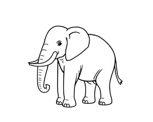 elephant cartoon illustration