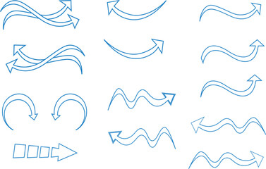 Wind/ Direction Arrow Set with transparent background for Architecture/ design sheets