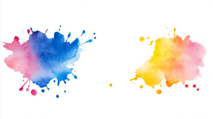 Watercolor Autumn Leaves And Wild Grass Collection