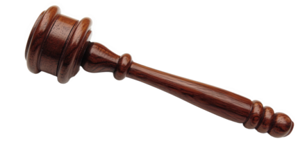 Wooden Gavel for Legal Proceedings