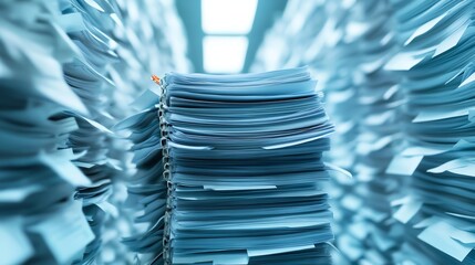 AI-driven risk management software analyzing compliance documents.