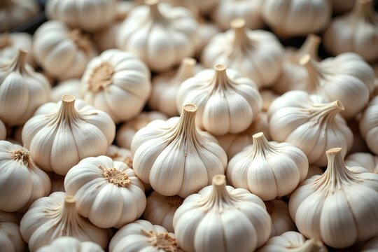 garlic on the table
