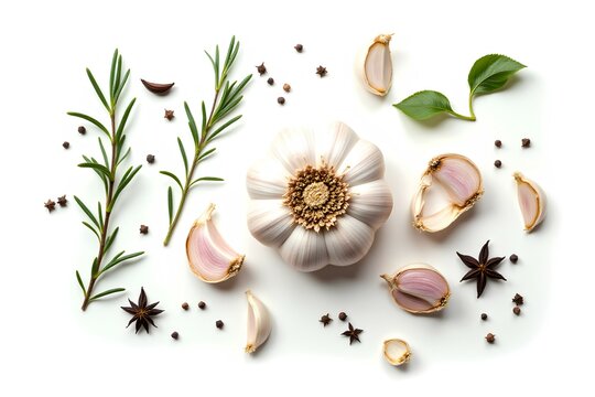 garlic and cloves