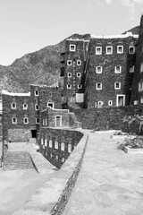 Rijal Almaa is a heritage village located in Asir Region, Saudi Arabia. It locates 45 km away from Abha.