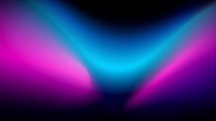 Abstract Fluid Blurred Gradient Background, Smooth Modern Backdrop, Vector Illustration