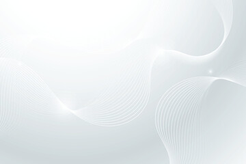 Premium background design with white wavy line pattern. Abstract horizontal vector template for business banner, formal backdrop, prestigious voucher, luxe invite