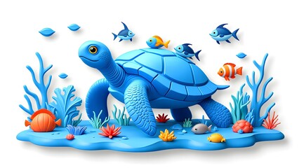 A wonderful journey between turtles and fish