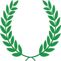 Green Laurel Wreath &ndash; Symbol of Victory and Honor
