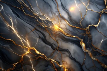 Elegant white marble texture generative ai