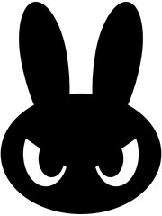 rabbit icon, emoji, emoticon