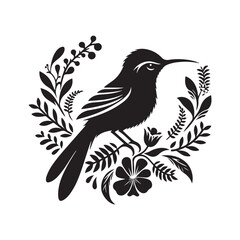 vector illustration of a bird