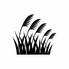 creative details Windy Grass Icon vector illustration