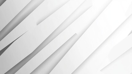 Obraz premium White Shapes Formed with Parallel and Angled Lines