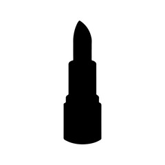 Lipstick silhouette icon vector design.