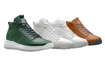 Stylish High-Top Sneakers in Assorted Colors