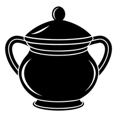 teapot on white background