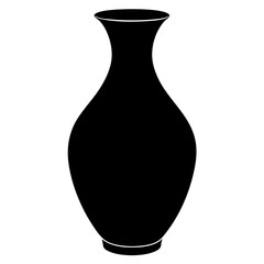 vase isolated on white background