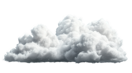 Fluffy White Cumulus Cloud