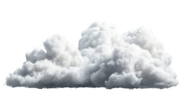 Fluffy White Cumulus Cloud