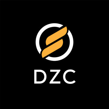 DZC creative minimalist letter logo.	