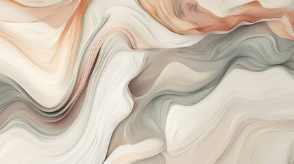 Obraz premium Abstract depiction of flowing layered colors and textures visually displayed