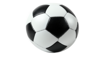 Classic Soccer Ball on Isolated Background