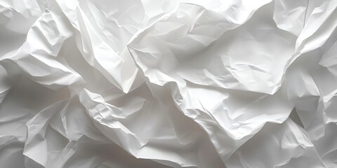 Obraz premium Abstract White Fabric Background with Light and Shadow Creating Texture
