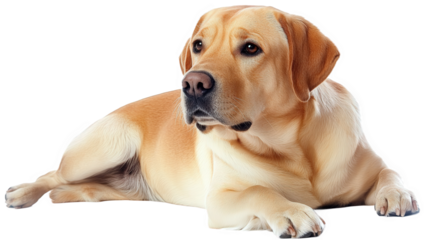 Adorable Golden Retriever Lying Down