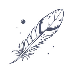 feather and ink
