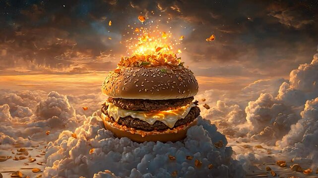 Cosmic Burger on Cloud Nine