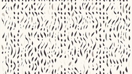 Abstract seamless pattern with teardrop shapes in black and gray on white background, creating flowing and dynamic design perfect for textiles or wallpapers