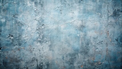 Obraz premium Textured Blue Wall with Cracks and Imperfections A Background Image for Design Projects