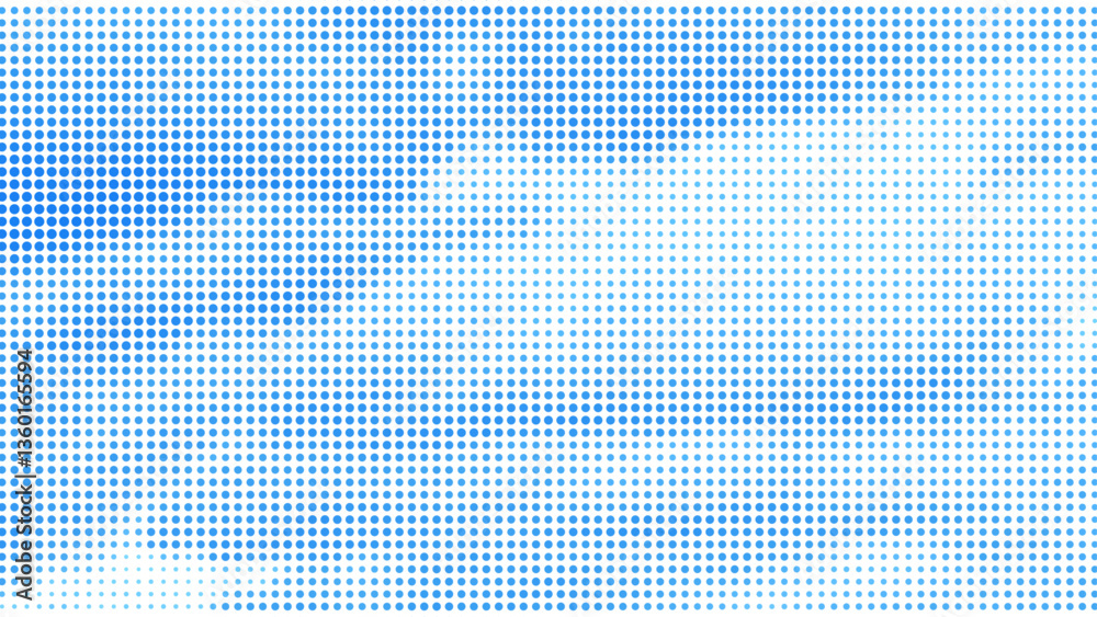 Aufkleber blue sky background with white halftone clouds vector overlay texture.