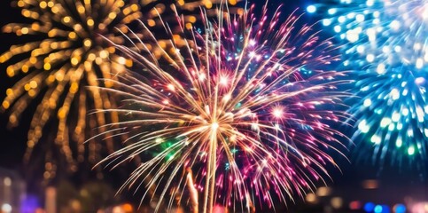 花火, お祝い, 夜, 花火, 爆発, 空, 光, 休日, アブストラクト, 赤, 火, 爆発, 祭り, 花火, 祝う, 黒, パーティー, 