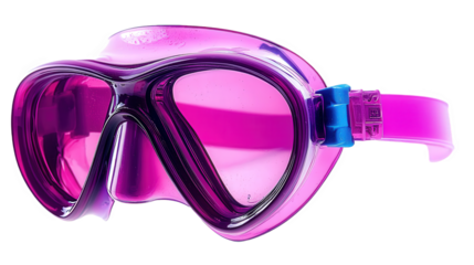 Purple Diving Mask for Underwater Exploration