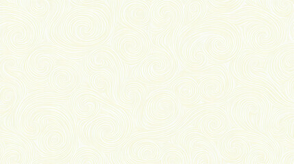 Soft beige background with intricate swirling patterns resembling ornamental waves and smooth flowing curves, creating classic and elegant texture