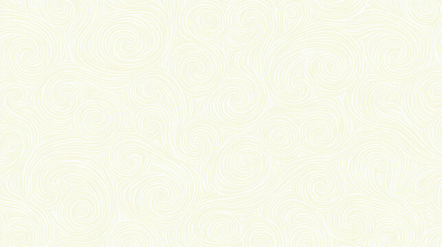 Soft beige background with intricate swirling patterns resembling ornamental waves and smooth flowing curves, creating classic and elegant texture
